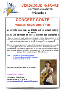 Annonce Concert Conté à Yemaya