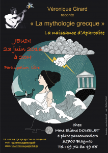 Soirée Mythologie grecque à Blagnac
